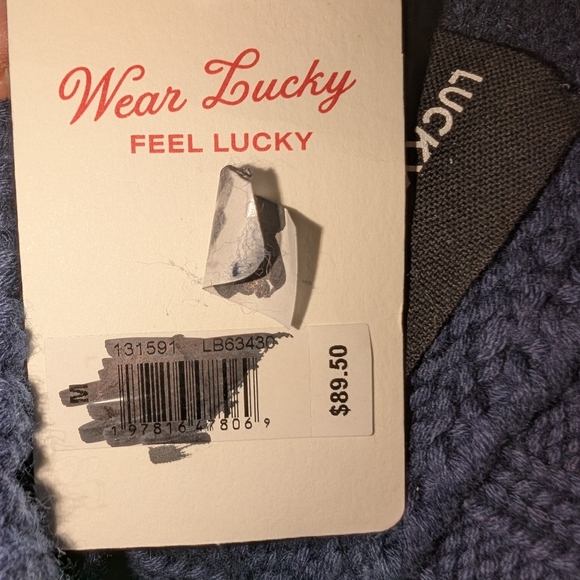 Lucky Brand Sweater Men's Medium NWTS - Picture 8 of 9